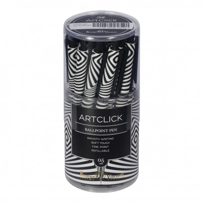 Ручка автоматическая шариковая 0.5мм "ArtClick. Оптическая иллюзия" синяя 20-0281/20 Bruno Visconti