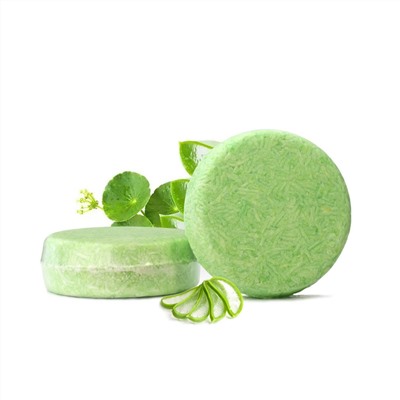 Органический твердый шампунь с экстрактом АЛОЭ ВЕРА Fresh Plant Shampoo Bar, 60 гр.