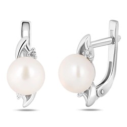 Серьги, жемчуг, см041