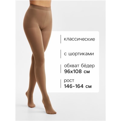 Женские колготки MINAKU 100 ден, бежевые, размер 2/S