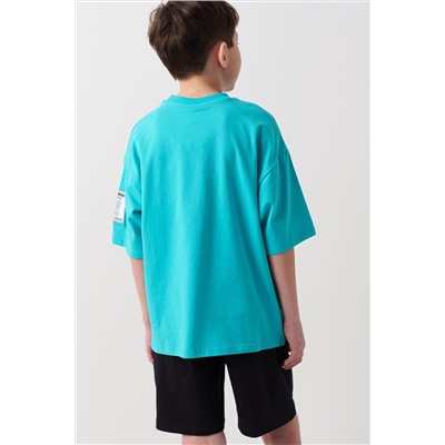 Комплект трикотажный для мальчиков: фуфайка (футболка), шорты PLAYTODAY, 1239841