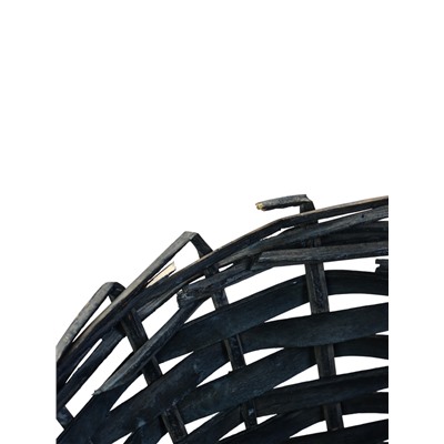 УЦЕНКА Набор корзин плетеных, 36 x 36 x 14 x 37см/30 x 30 x 12.5 x 32см/25x25x11x28см, ива