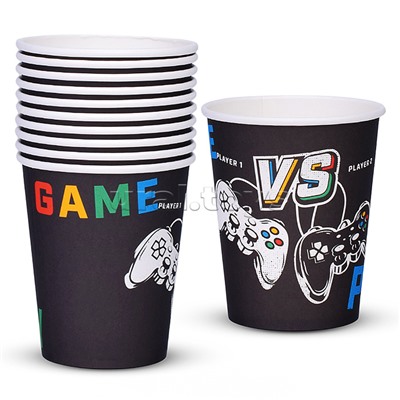 Набор посуды одноразовой "Игра" стаканы (10 шт)