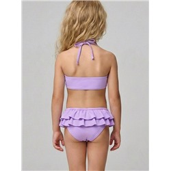 Купальный костюм трикотажный для девочек