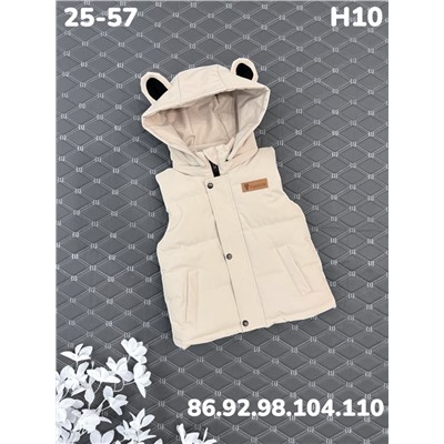Жилет H10 бежевый