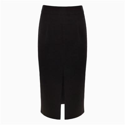 Юбка миди женская MINAKU: Classic, чёрная, размер 42