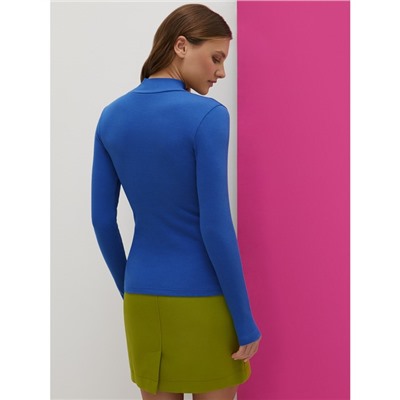 Водолазка женская MiNiMi Fresh, размер 44, цвет cobalto