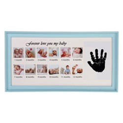 Фоторамка коллаж 38х20 см / 5338-12/1 /уп 36/ голубой