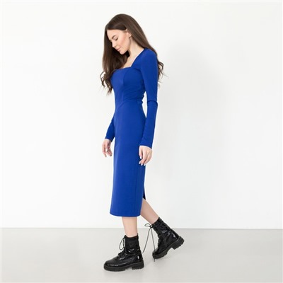 Платье миди женское MIST, размер 46, синее