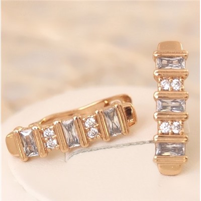 Серьги позолота H01-10344