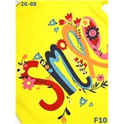 Футболка F10 жёлтый