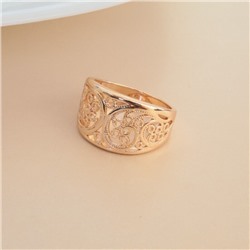 Кольцо 21 р коллекция Дубайское золото, покрытие позолота, арт.314.349-21