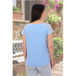 Футболка Коктейль (Голубой)