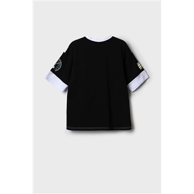 Фуфайка трикотажная для мальчиков (футболка) PLAYTODAY, 1239846