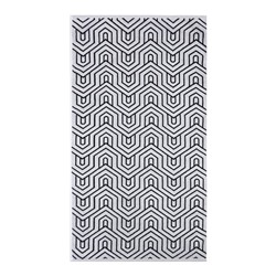 Полотенце махровое Этель Ornament, 70×130 см, 100% хлопок, 420 г/м², чёрно-белое