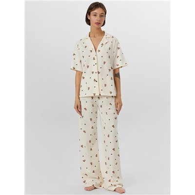 КОМПЛЕКТ ЖЕНСКИЙ (РУБАШКА, БРЮКИ) 592554