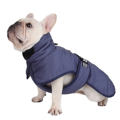 Попона для больших собак, мембранная ткань, размер 3XL (ДС 51, ОШ 50, ОГ 67-75 см), синяя