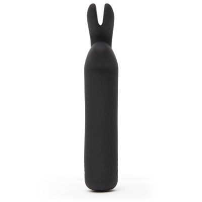 Черная вибропуля с ушками Rechargeable Rabbit Ears Bullet Vibrator