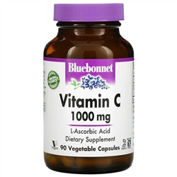 Bluebonnet Nutrition, Vitamin C, 1,000 mg, 90 Vegetable Capsules