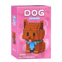 Конструктор "Собака" (156 дет.) в коробке