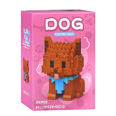 Конструктор "Собака" (156 дет.) в коробке