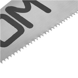 Ножовка по дереву ЛОМ, пластиковая рукоятка, 7-8 TPI, 350 мм