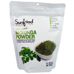 Sunfood, порошок органической моринги, 227 г (8 унций)