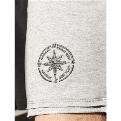 Шорты из тонкого футера с эластаном