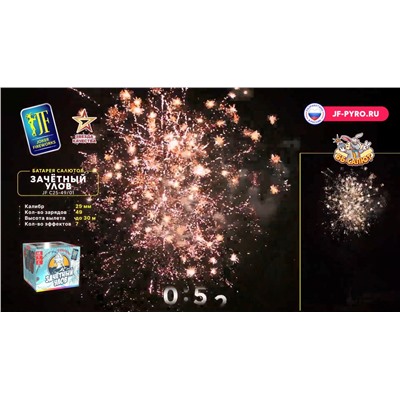 Фейерверк JFC 25-49/01 Зачетный улов (1" х 49)