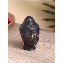 Сувенир «Голова Будды», 6×7×11 см, бронза