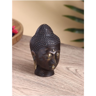Сувенир «Голова Будды», 6×7×11 см, бронза
