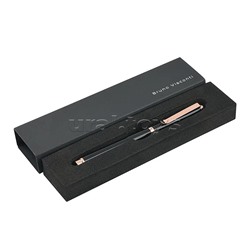 Ручка "Venezia Classico" в подарочном футляре, 1,0 мм, синяя (корпус черный, футляр черный)