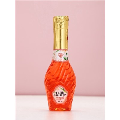 Подарочный набор: гель для душа мондоро и свеча, аромат нежный парфюм, Чистое Счастье