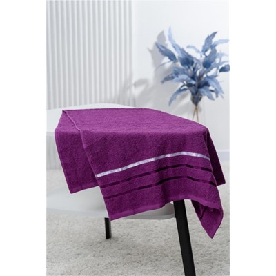 Махровое полотенце 350гр (Фиолетовый)