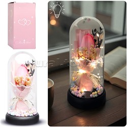 Светильник "Тюльпан" в коробке (розовый)