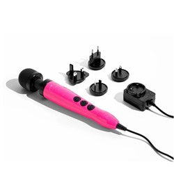 Розовый проводной wand-вибратор Doxy Die Cast 3