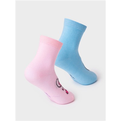 Носки трикотажные для девочек, 2 пары в комплекте