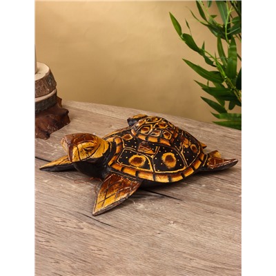 Сувенир «Черепаха», 30×20×6 см, дерево албезия
