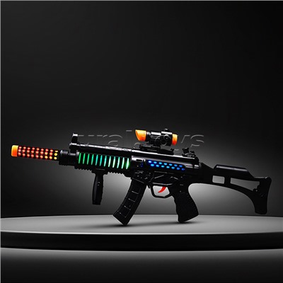 Набор полицейского "Под прикрытием" (автомат,очки,свисток,наручники) в коробке