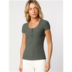 VILATTE Футболка D49.065