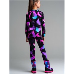 Термокомплект трикотажный для девочек: брюки, толстовка