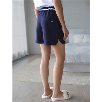 Шорты из эластичного футера-двухнитки