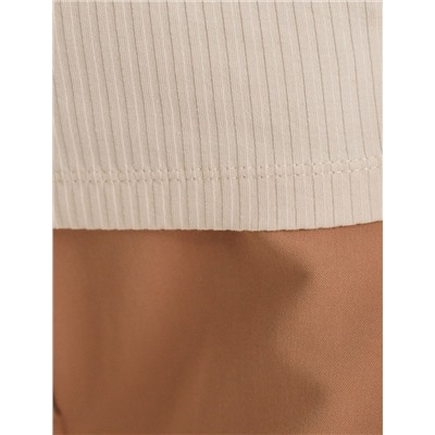 Джемпер из трикотажа в широкий рубчик