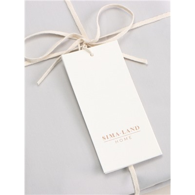 Простыня 1.5-спальная SL Home Percale 300ТС, 160×235 см, серая, хлопок 100%