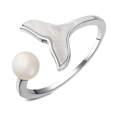 Кольцо, жемчуг , перламутр, Z-27769