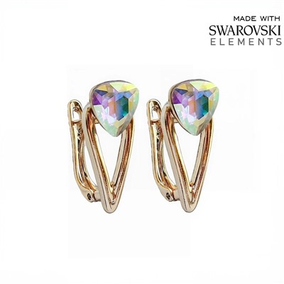 Серьги с кристаллами Swarovski