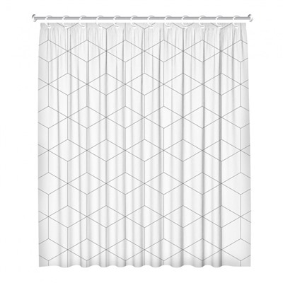 Штора д/ван.АКЦЕНТ 180*180 77184