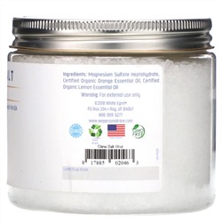 White Egret Personal Care, крем с английской солью, цитрус, 454 г (16 унции)
