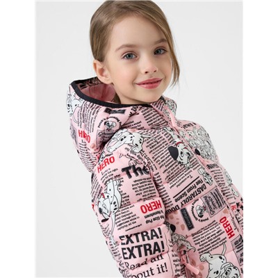 Куртка текстильная с полиуретановым покрытием для девочек