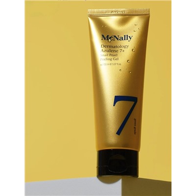 MCNALLY - ПИЛИНГ-ГЕЛЬ С АЗУЛЕНОМ И МУЦИНОМ УЛИТКИ DERMATOLOGY AZULENE 7+ SNAIL PEARL PEELING GEL, 150 МЛ